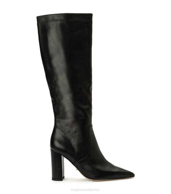 kniehohe Stiefel| de Tony Bianco Frauen epische Wadenstiefel schwarzes Venedig 4624450